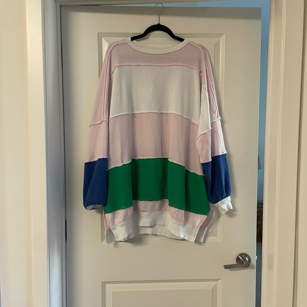We The Free Rugby Stripe Sweatshirt